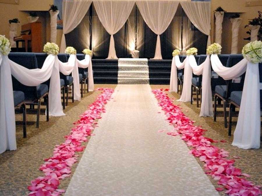 Church Wedding Decoration by Glimpse Decor