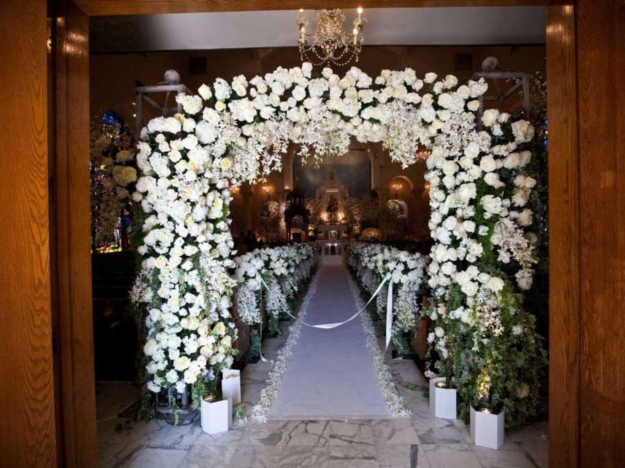 Church Wedding Decoration by Glimpse Decor