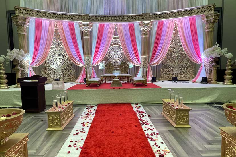 Anniversary Stage Decoration by Glimpse Decor